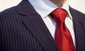 Finding the easiest way to tie a tie, or instructions to help men