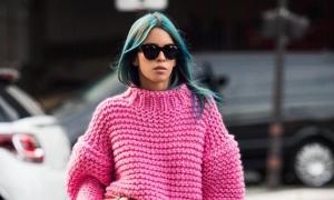 Opis šema za pletenje zimskih džempera za žene
